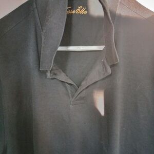 Tasso Elba Black Polo Shirt